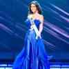 Dominique Peltier, Miss Bolivia 2009, competes in the Evening Gown segment  of the Miss Universe 2009 Presentation Show at Atlantis, Paradise Island,  Bahamas - Photogallery