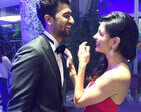 Vicky Kaushal and Sarah Jane Dias share a light moment