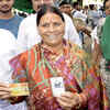 Article image for: Bihar polls: Lalu Yadav, Rabri Devi and <i class="tbold">misa bharti</i> cast vote