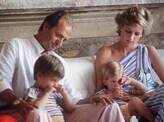 Juan Carlos, Diana, Harry and William