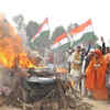 Article image for: <i class="tbold">hindu mahasabha</i> activists set ablaze Dawood’s car in Ghaziabad