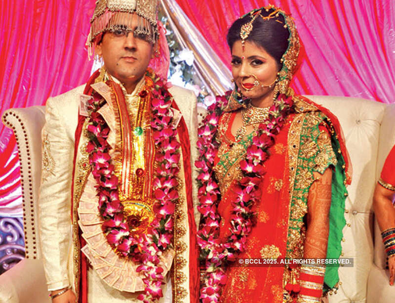 Komal and Prateek's wedding ceremony