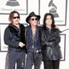 Hollywood vampires make their TV debut. Members of The Hollywood Vampires Johnny Depp,  Grammy Winner Joe Perry and Alice Cooper on the red carpet