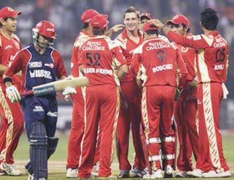 RCB thrash Daredevils