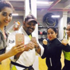 TV celebs who workout