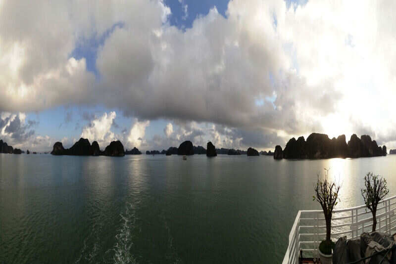 Ha Long Bay from the deck