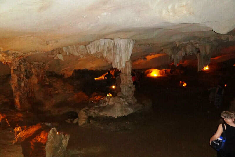Inside the cave