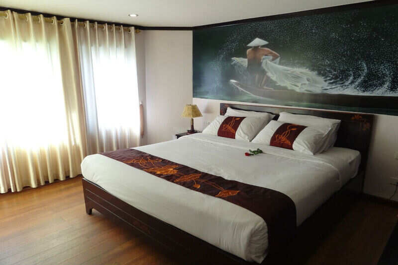 My bed room in the cruise ship