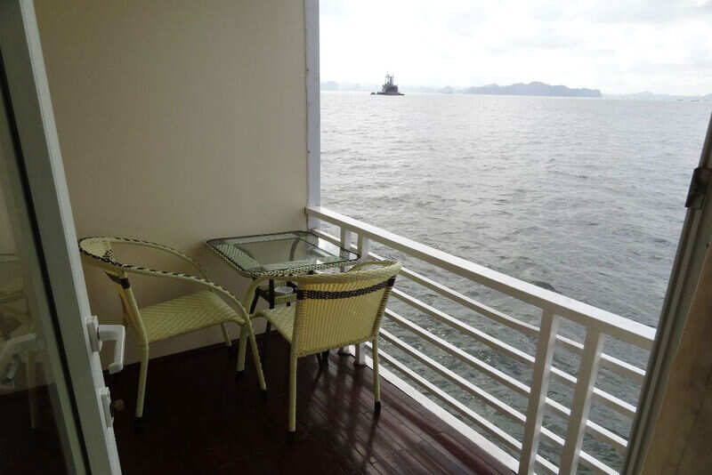 The attached balcony