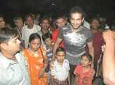 Irfan celebrates b'day with kids