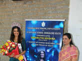 Miss India runner-up visits her school