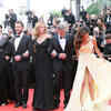 Article image for: Cannes 2016: George Clooney’s wife Amal struggles with her dress