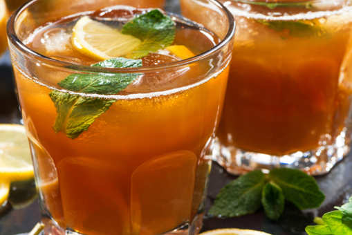 Mint and Ginger Iced Tea