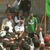 Article image for: Pakistani flags waved during Hurriyat leader's rally in Srinagar