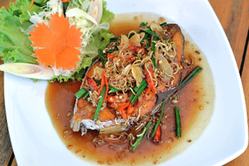 Fried Fish with Lemongrass