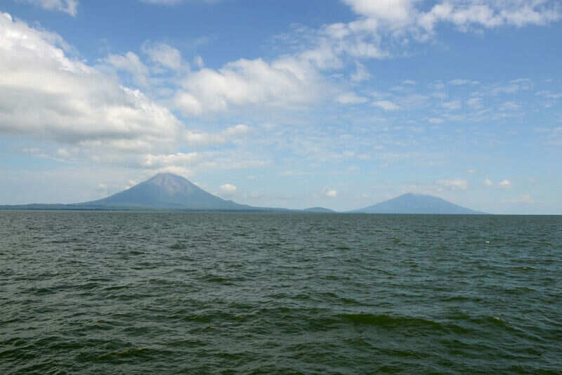 The twin peaks Volcan Concepcion & Volvan Maderas