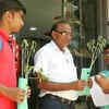 Article image for: School kids distribute 'tulsi', promote 'gift one and plant one' scheme