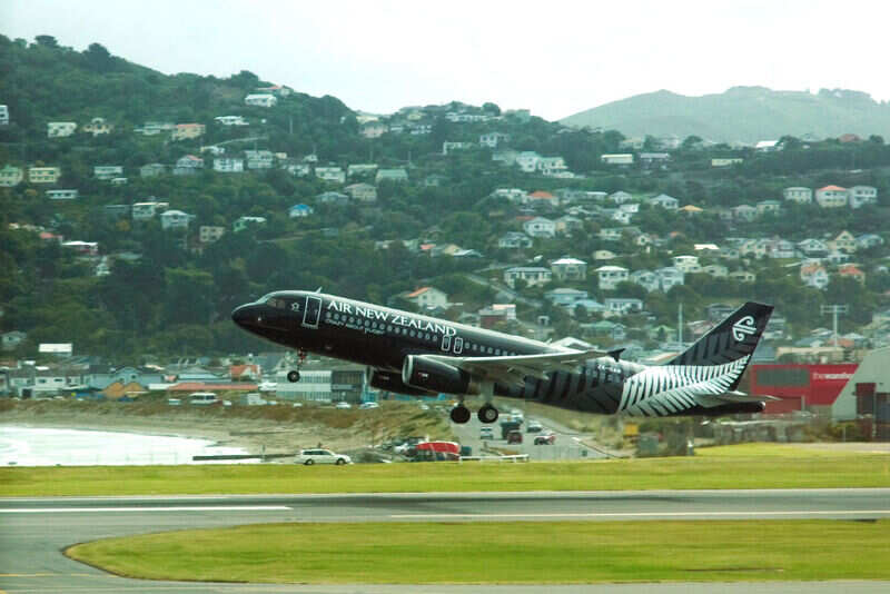 Wellington International Airport in New Zealand