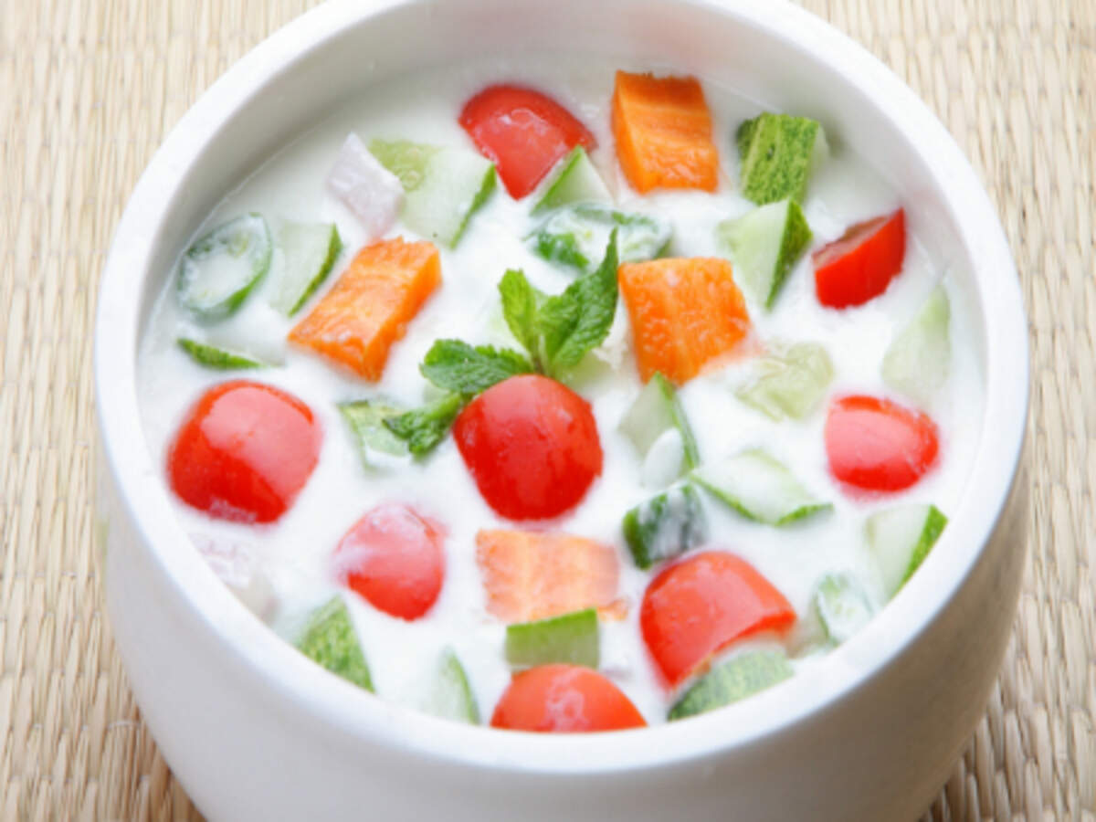Mango and Cherry Raita Recipe