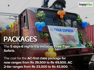 IRCTC's first semi-luxury train Tiger Express: 7 things to know, India -  Times of India Travel