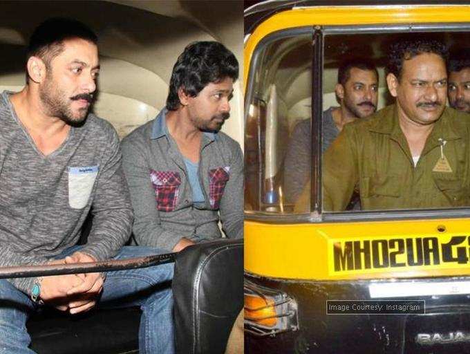 When Salman Khan ditched his car for an auto ride: