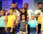 Virat promotes Stepathlon Kids