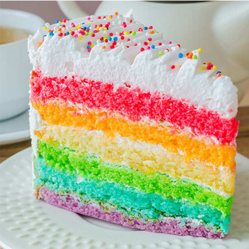 Rainbow layer cake recipe
