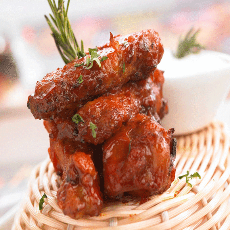 Chocolate Barbecue Chicken Wings Recipe