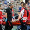 Ronaldo stretchered off