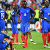 Dejected France players