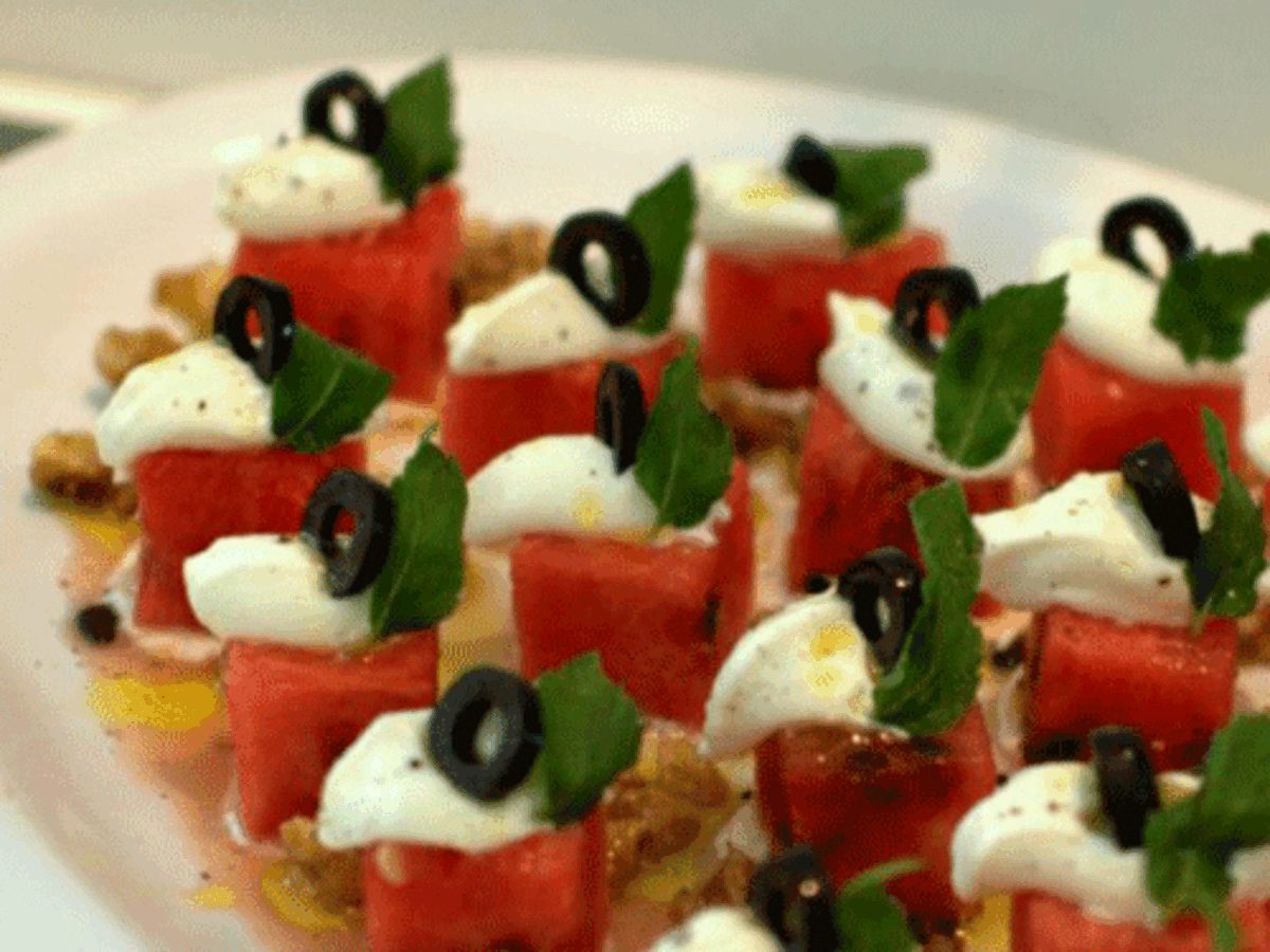Watermelon Caprese Recipe