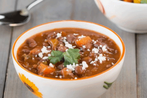 Brown Rice and Red Bean Soup