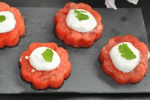 Watermelon Canapes