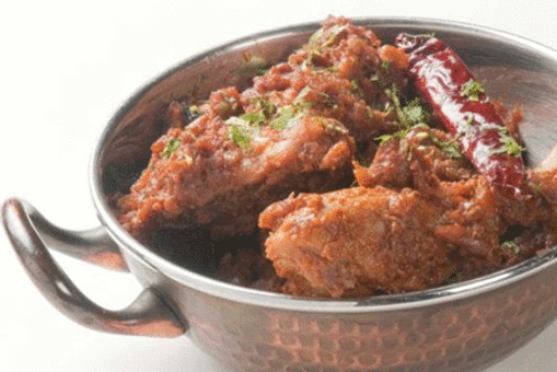 Kolhapuri Sukha Chicken
