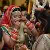 Sambhavna Seth made a beautiful bride, a look at her wedding pics