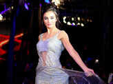 Amy walks the ramp