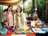 Shopping at flea market