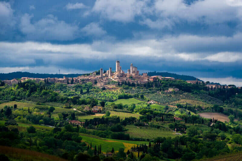 -Volterra and San Gimignano