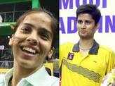 Saina, Chetan win singles