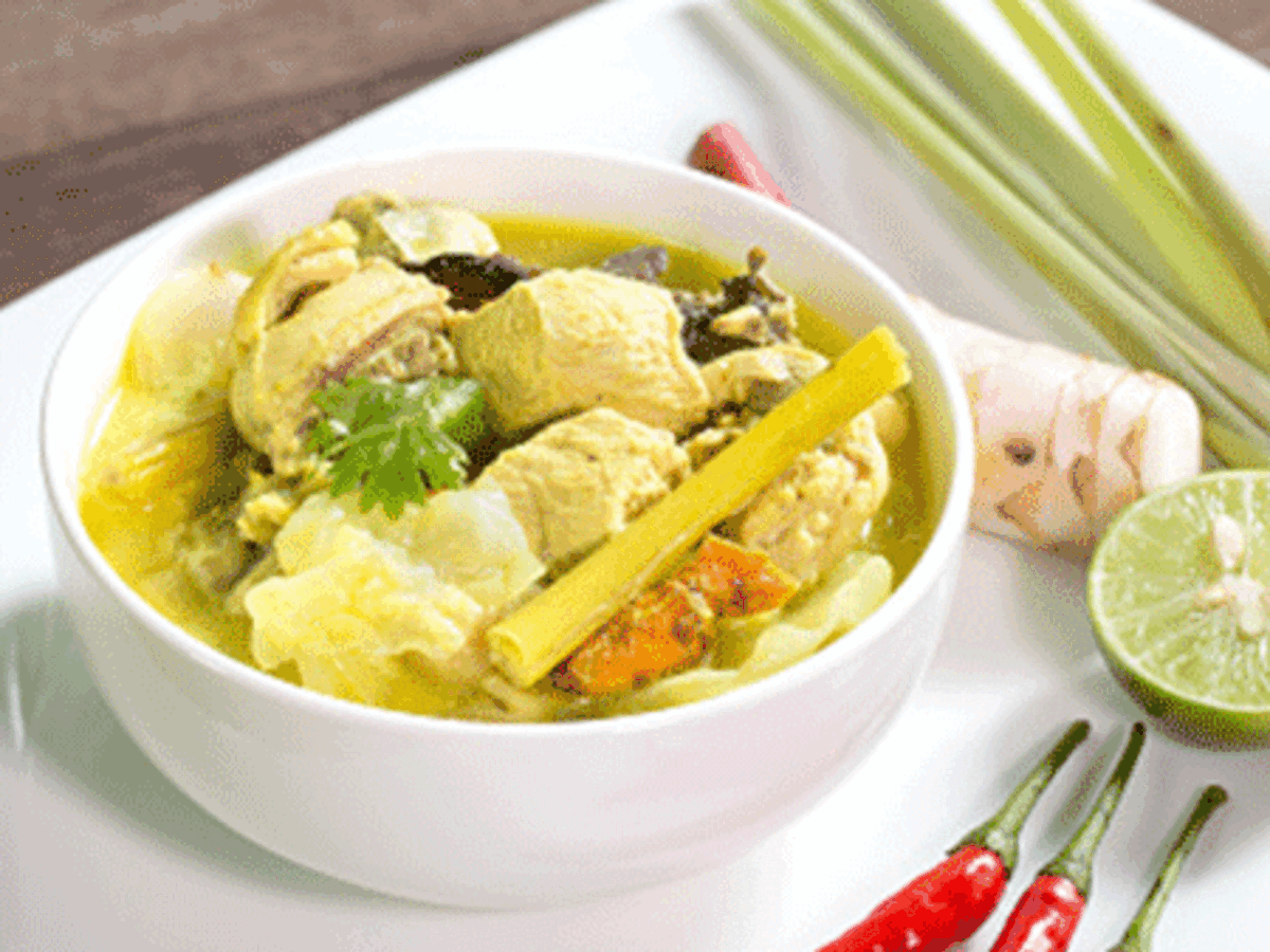 Thai Lemongrass and Coconut Soup Recipe