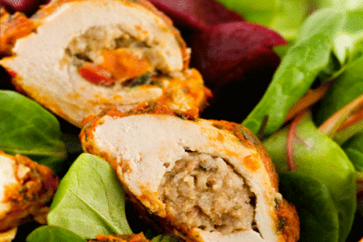 Tomatoes Stuffed with Chicken Salad