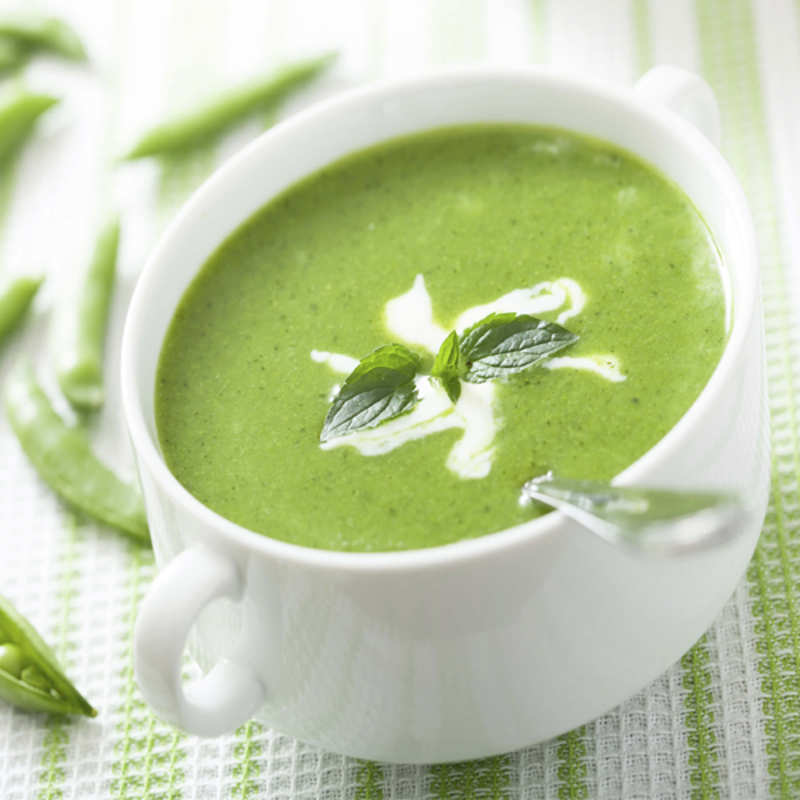 Green pea deals soup