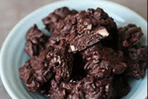 Chocolate Cranberry Nut Clusters