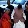 Article image for: Big B, Jaya Bachchan spotted at a painting exhibition