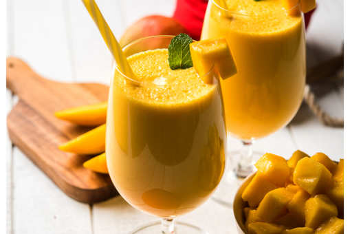 Mango Mint Lassi Recipe: How to Make Mango Mint Lassi Recipe | Homemade ...