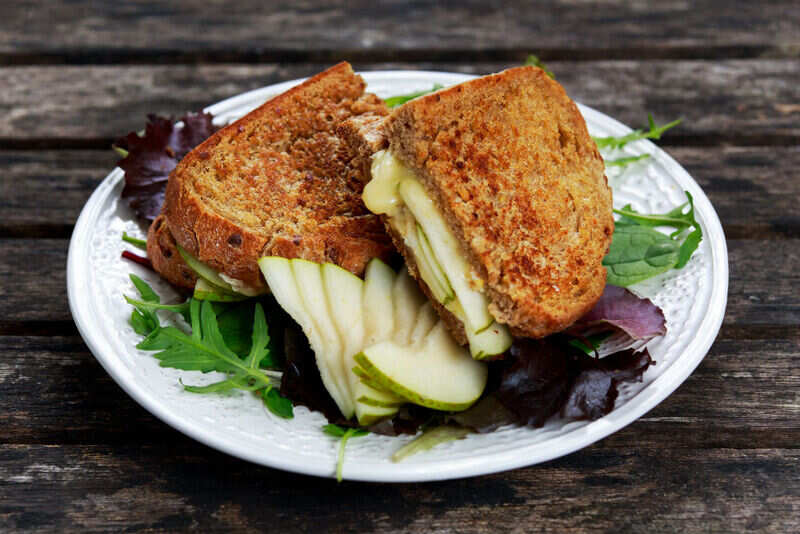Fruit-Infused Grilled Cheese Sandwich