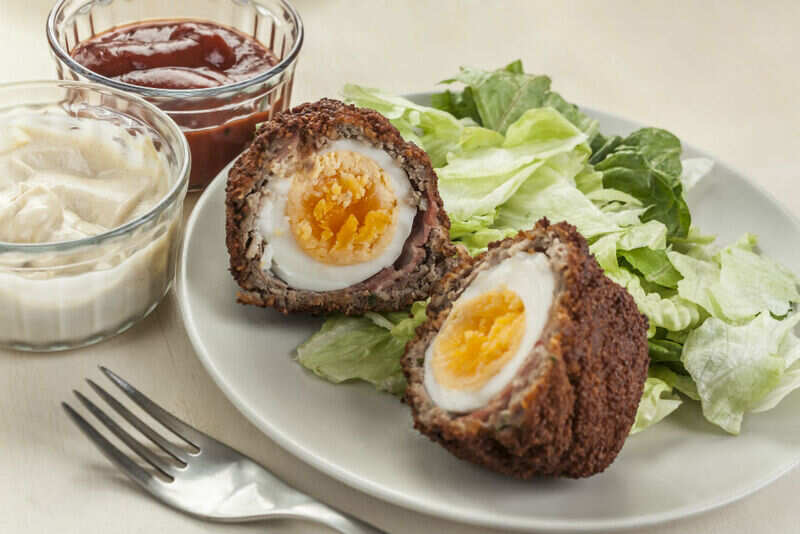 Bacon and Sausage Scotch Egg