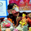 Article image for: Ganesha idol in 3 minutes, blindfolded Rama Shah does it again!