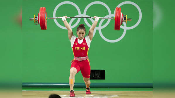 Women's 63kg Clean & Jerk, Combined - Deng Wei