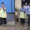 Govinda, son Yash, Bharti Singh at Krushna Abhishek's father's funeral